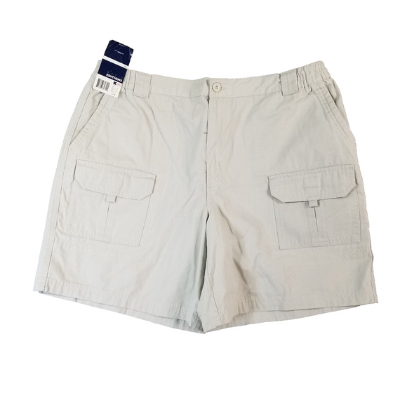 Basic Addition cargo hiking shorts men's XL extra large beige Comfort waist New - Picture 1 of 13